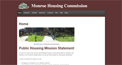 Desktop Screenshot of monroehousing.org